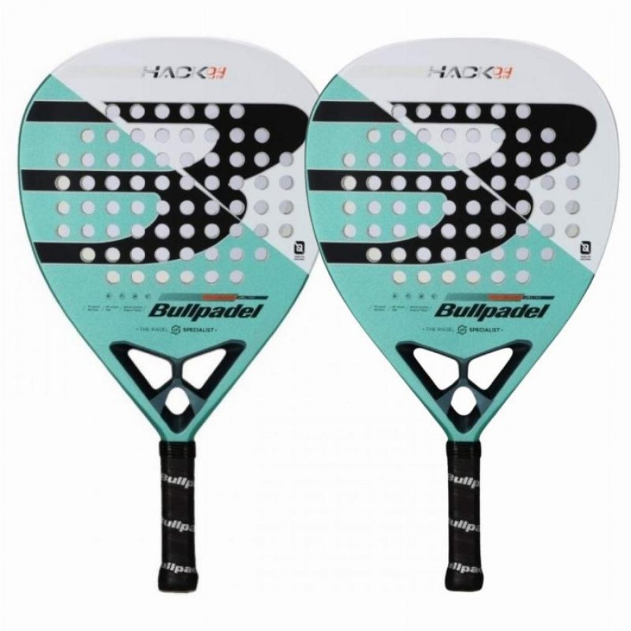 Pack Pala Bullpadel Paquito Navarro Hack 04 Junior 2025 X2  Oferta + Barato