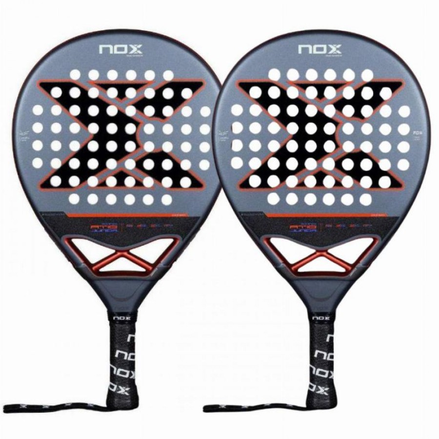 Pack Pala Nox Agustin Tapia AT10 Genius Junior 2025 X2  Oferta + Barato