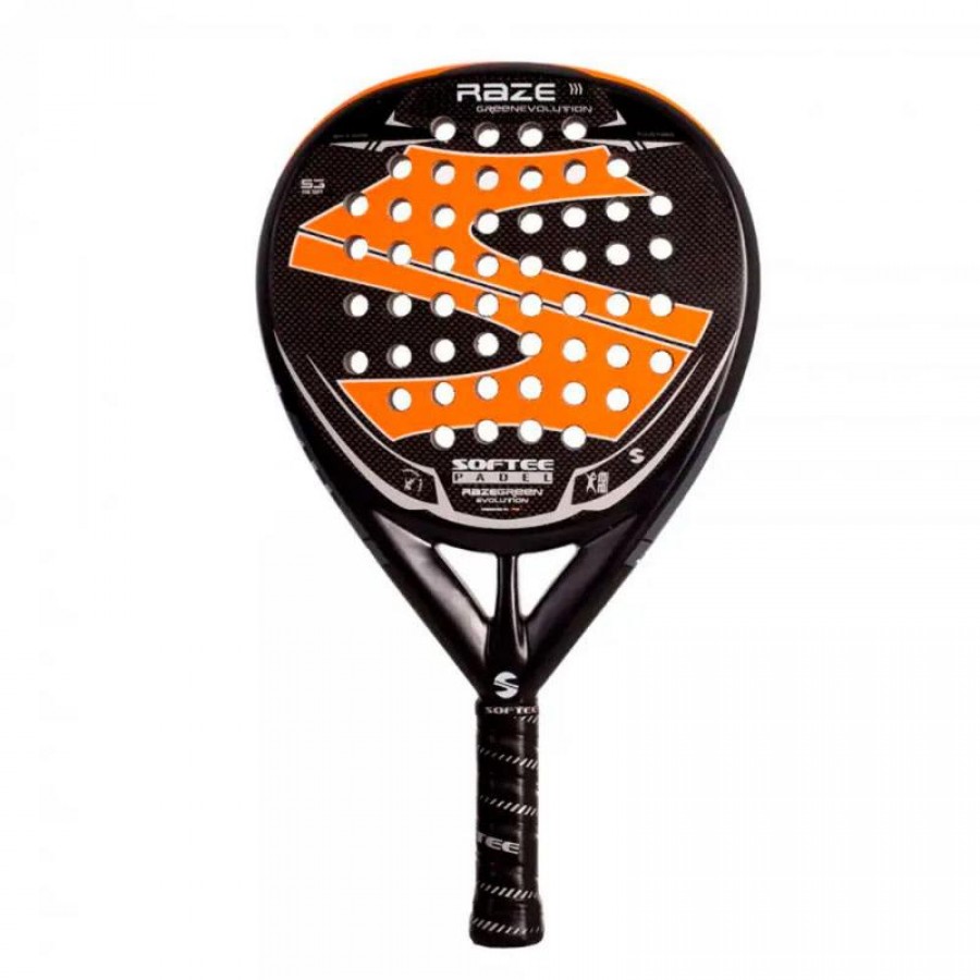 Pala Softee Raze Evolution Laranja Carbono  Oferta + Barato