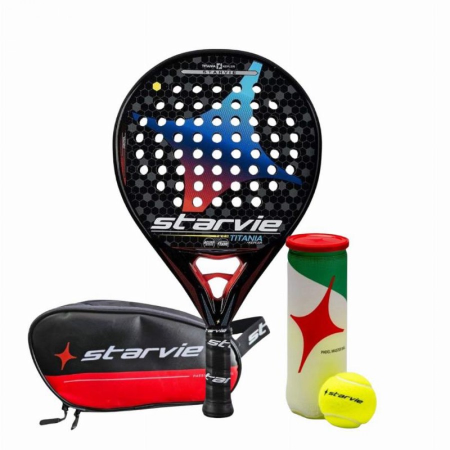StarVie Titania Kepler Soft Shovel Pack avec trousse de toilette et balles  Offre - Pas cher