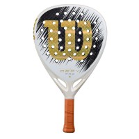 Pala Wilson Defy Pro V1 Blanco Oro PADELPOINT Pala Wilson Defy Pro V1 Blanco Oro