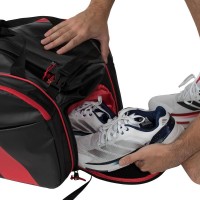 Paletero Adidas Ale Galan Multigame 3.5 Negro Rojo