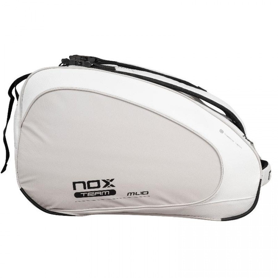 Nox ML10 Team White Gray Padel Racket Bag  Offer + Cheap