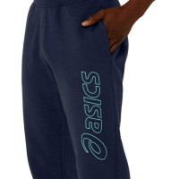 Calcas Asics Logo Midnight Blue Green  Oferta + Barato