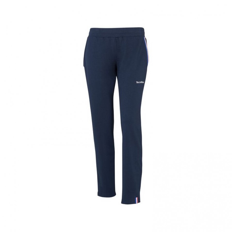 Tecnifibre Tech Bleu Marine Blanc Pantalon Junior  Offre - Pas cher