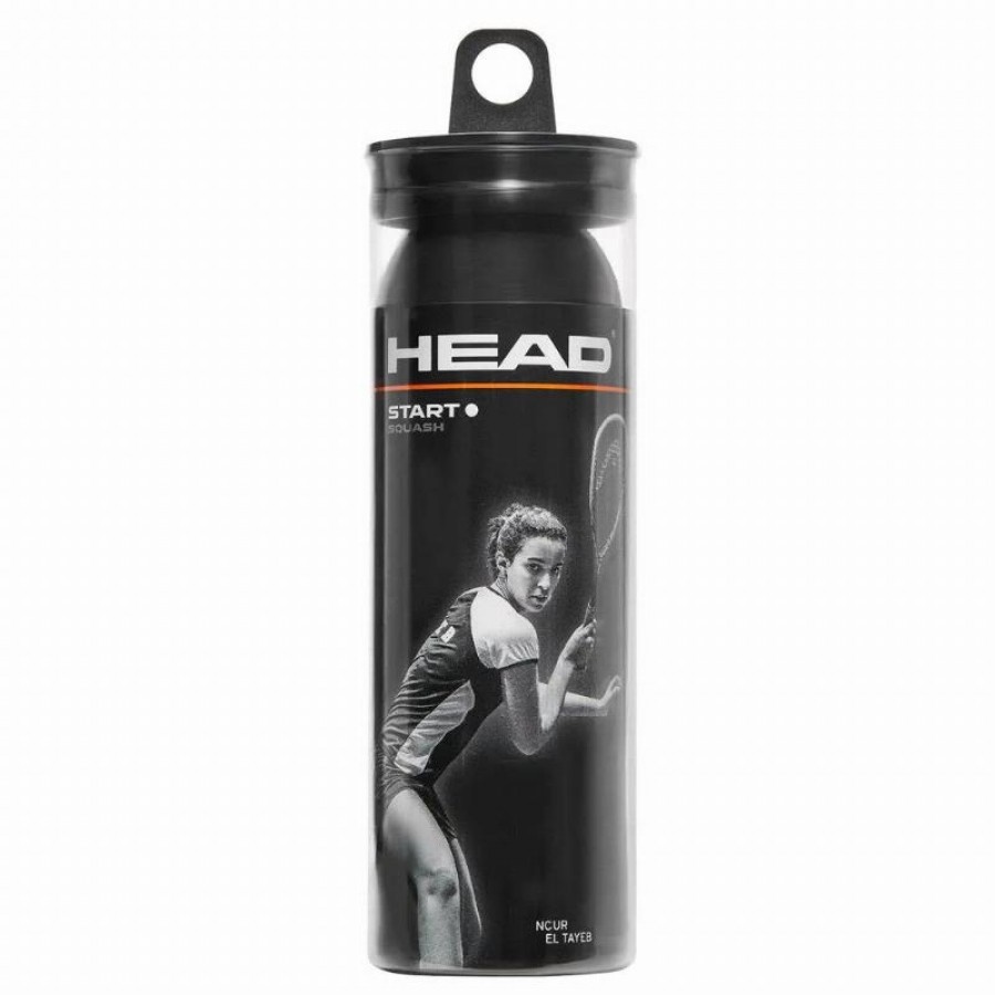Head Start Balle de squash White Point 3 unites  Offre - Pas cher