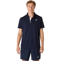 Polo Asics Court Azul Medianoche  Oferta + Barato