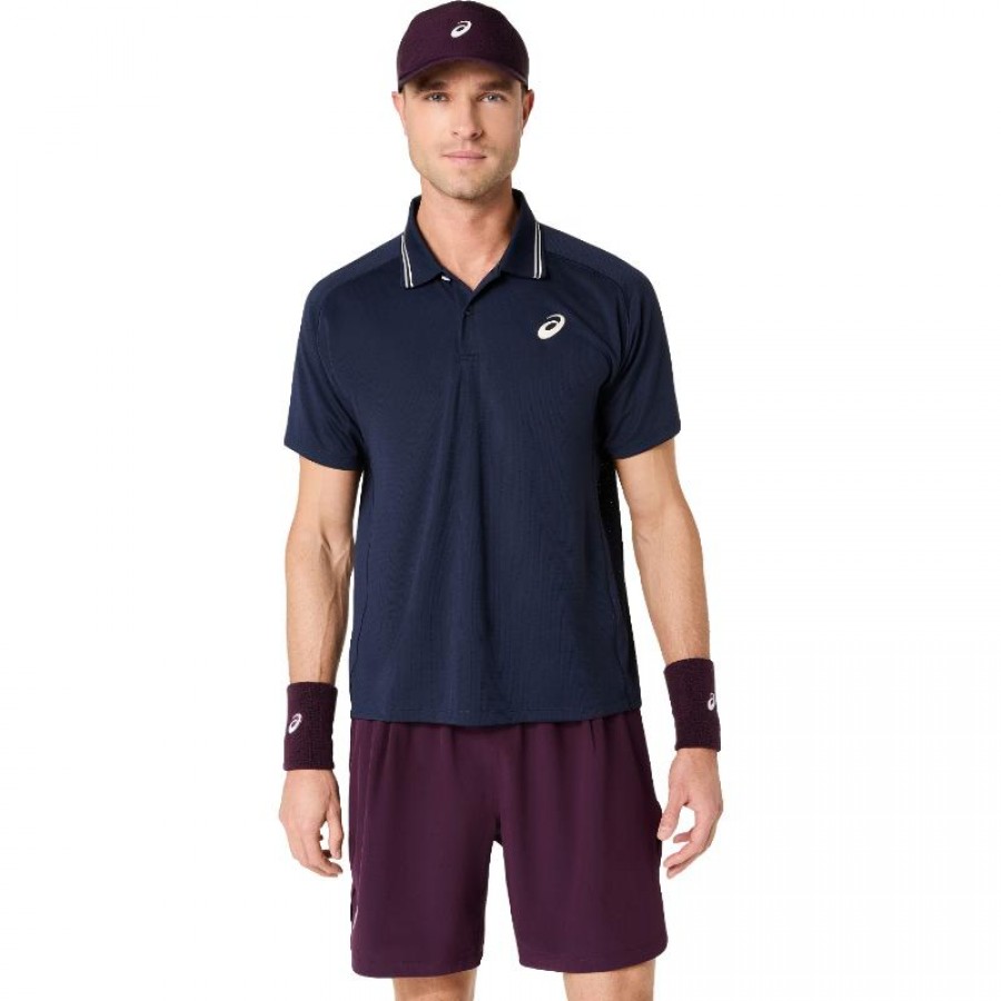 Asics Game SS Top Dark Blue Polo