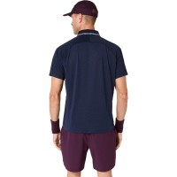 Asics Game SS Top Dark Blue Polo