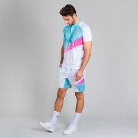 Polo Bidi Badu Kesar Menthe Rose Blanc PADELPOINT Polo Bidi Badu Kesar Menthe Rose Blanc