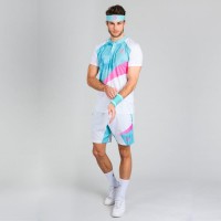 Polo Bidi Badu Kesar Menthe Rose Blanc PADELPOINT Polo Bidi Badu Kesar Menthe Rose Blanc