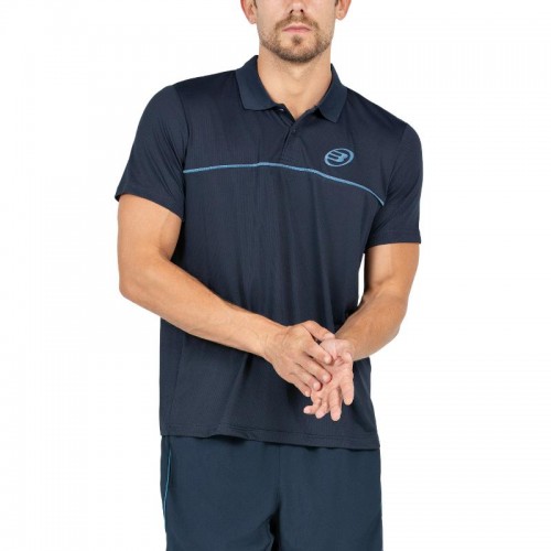 Bullpadel Cacine Navy Blue Polo Shirt