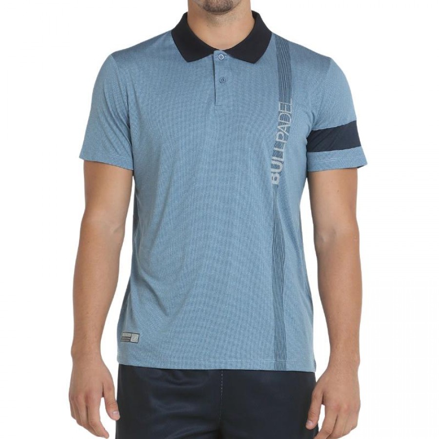 Bullpadel Camisa Polo Chaso Blue Shadow Vigore  Oferta + Barato