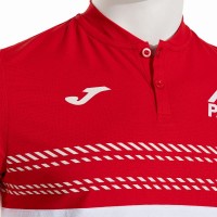 Joma A1 Padel Polo White Red  Offer + Cheap