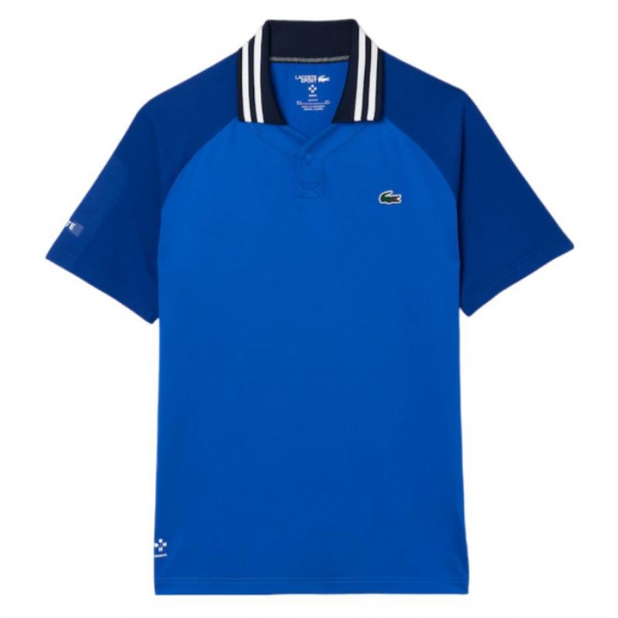 Polo Lacoste Daniil Medvedev Azul  Offre - Pas cher