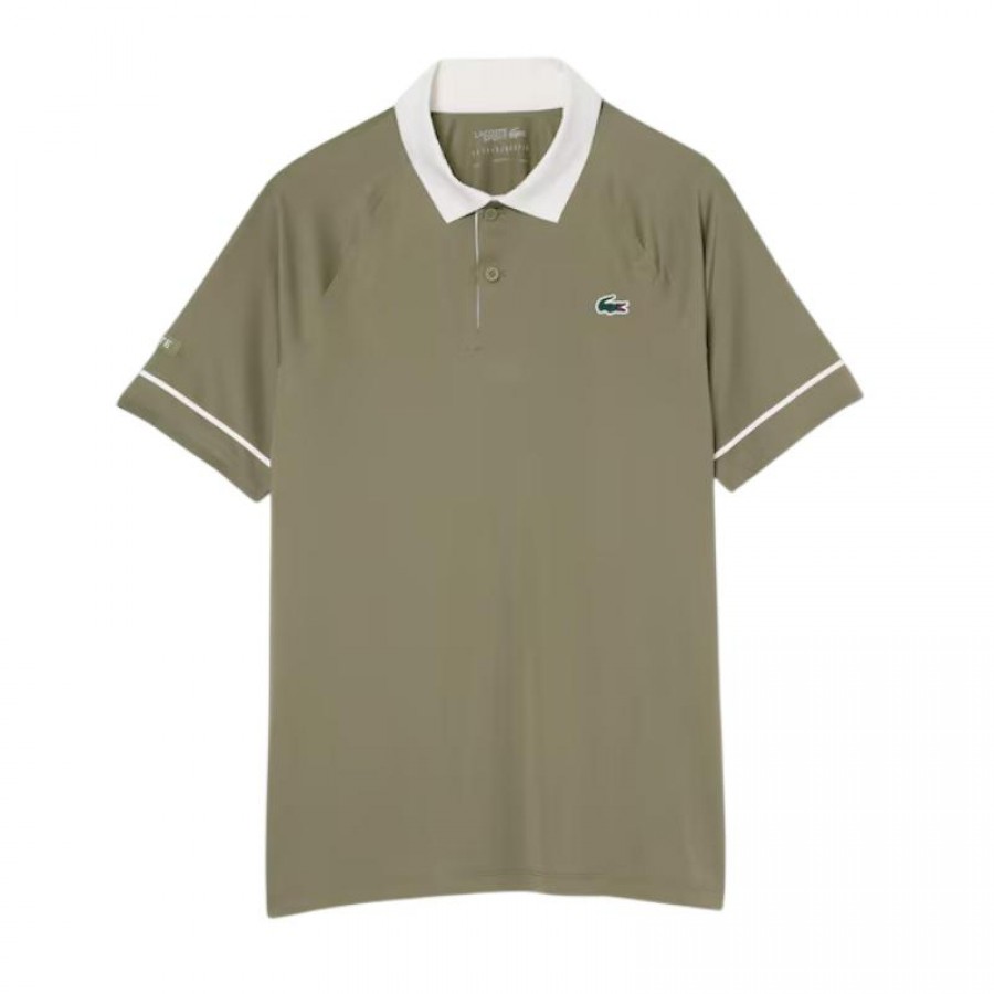 Polo Lacoste Novak Djokovic Kaki