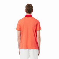 Polo Lacoste Novak Djokovic Ultra Dry Naranja Rojo  Offer + Cheap