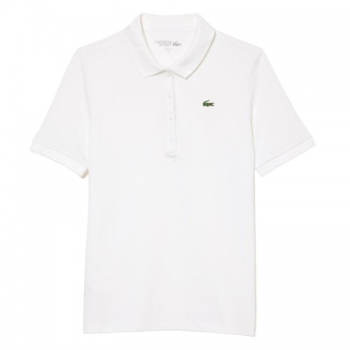 Women''s Lacoste Pique White Polo