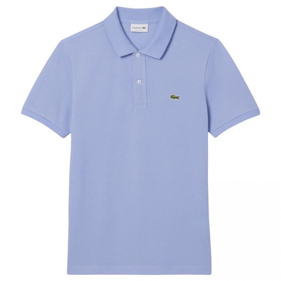 Polo Lacoste Regular Fit Algodon Azul Violeta  Offre - Pas cher