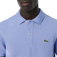 Polo Lacoste Regular Fit Algodon Azul Violeta  Offre - Pas cher