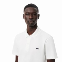 Lacoste Regular Fit Cotton White Polo  Offer + Cheap