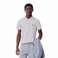 Polo Lacoste Regular Fit Algodon Gris Vigore  Oferta + Barato