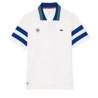 Lacoste Roland Garros Medvedev T-Shirt Polo Marinho Branco  Oferta + Barato
