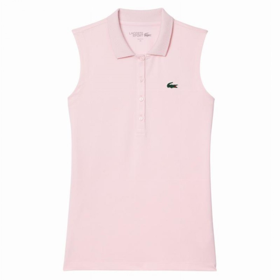 Camisa Polo Feminina Lacoste Ultra Dry Pink  Oferta + Barato