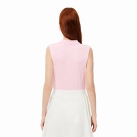 Camisa Polo Feminina Lacoste Ultra Dry Pink  Oferta + Barato