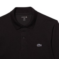 Polo Manga Larga Lacoste Regular Fit Algodon Negro  Offre - Pas cher
