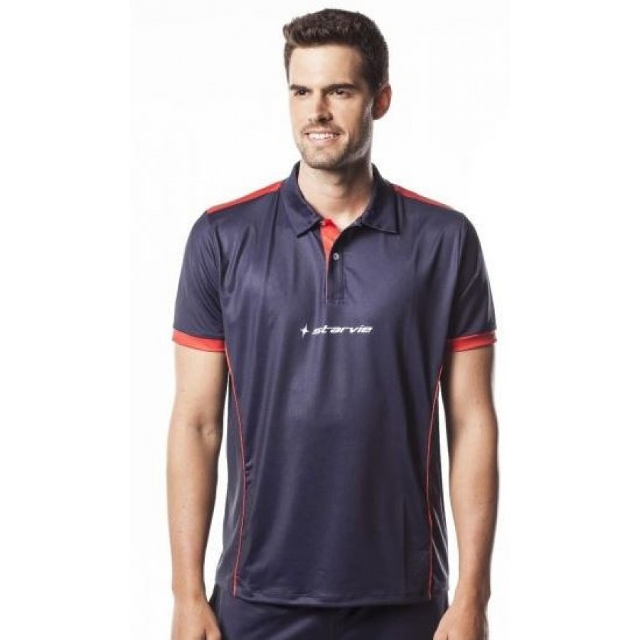 Polo Starvie Navy Blue Star  PADELPOINT Polo Starvie Navy Blue Star