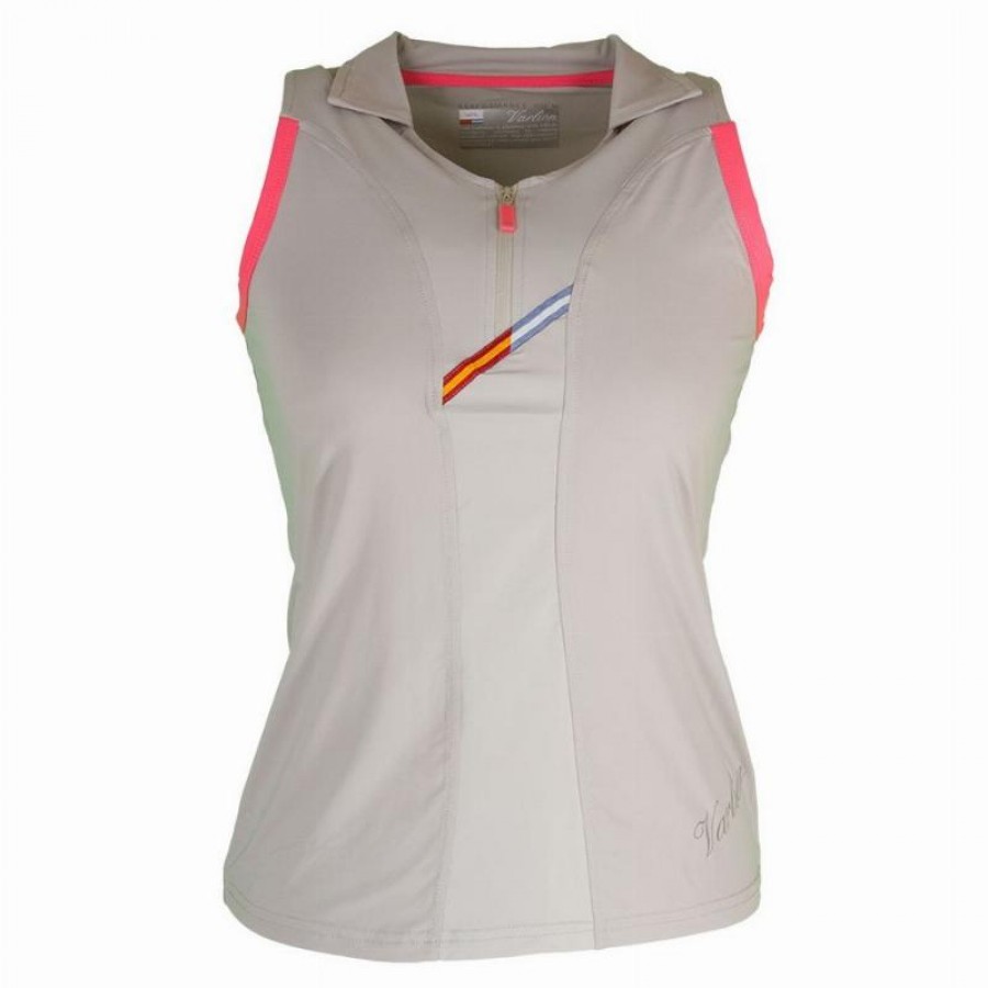 Polo Varlion M/C MD13S02 Gris Mujer  Offre - Pas cher