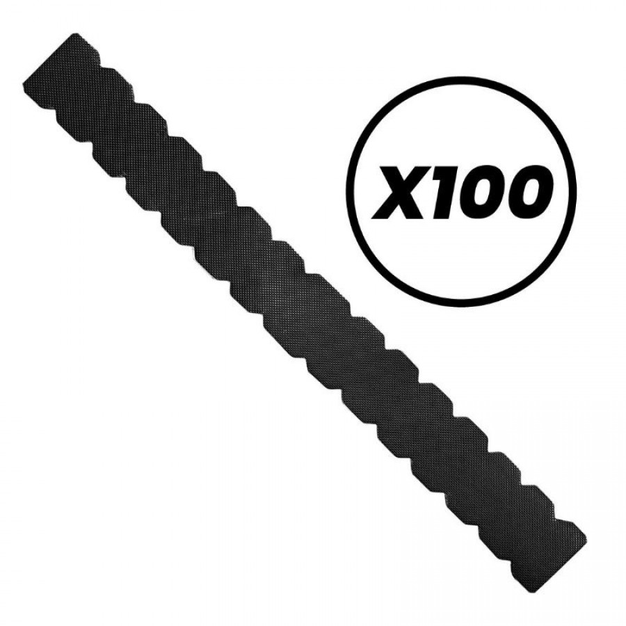 Protector Elite Dentado Rugoso Negro x100  Oferta + Barato