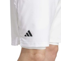 Adidas Club 2 in 1 White Shorts