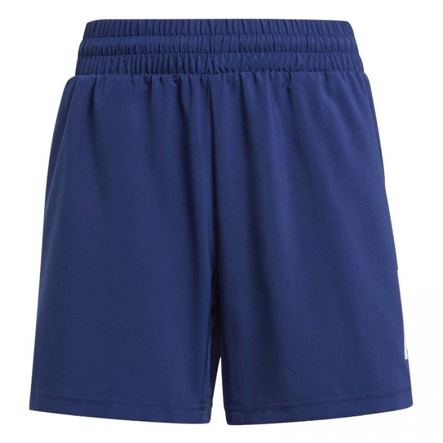 Adidas Club 3 Stripes Dark Blue Junior Shorts