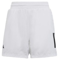 Pantaloncini Adidas Club 3 Strisce Blanco Junior  Offerta + Economico