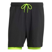 Short Adidas Club Negro Lucid Limon