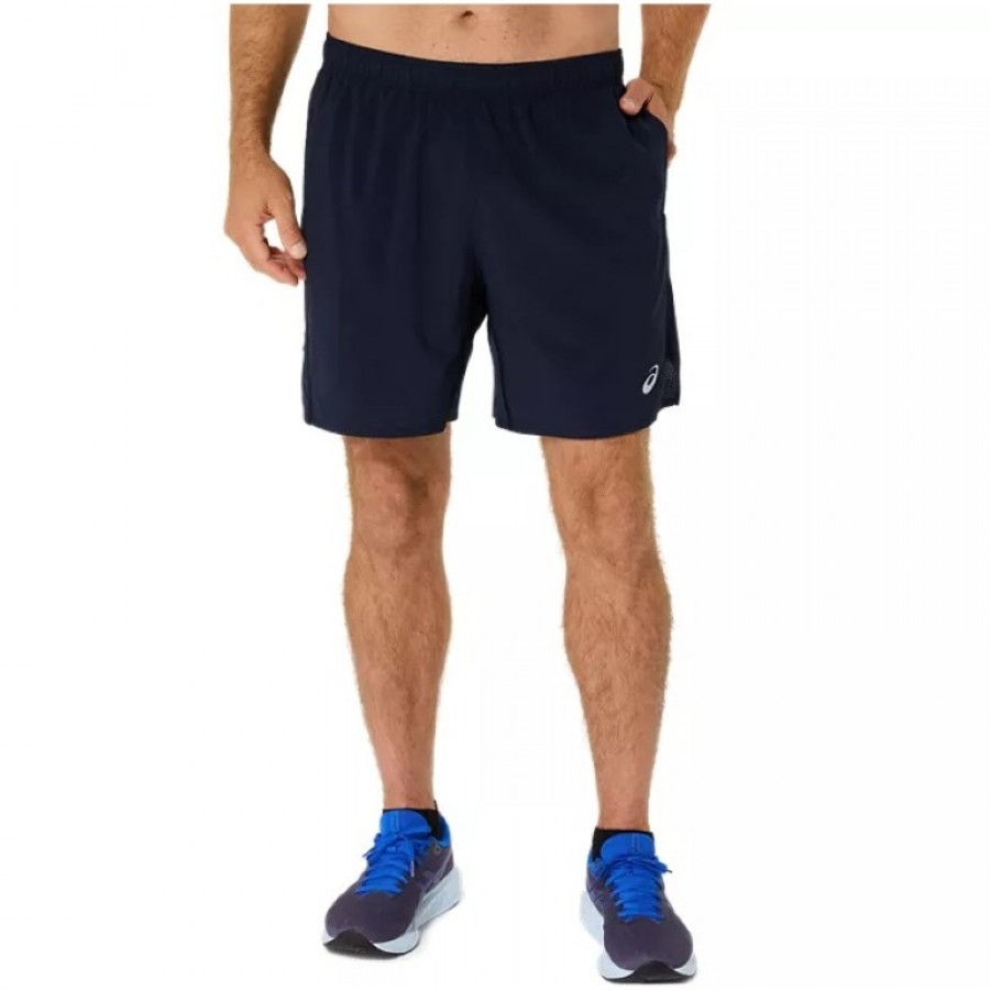 Short Asics Core 7IN Azul Medianoche  Offre - Pas cher
