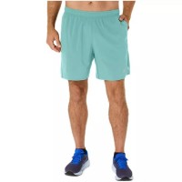 Short Asics Core 7IN Verde Claro  Offre - Pas cher