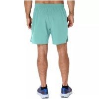 Short Asics Core 7IN Verde Claro  Offre - Pas cher