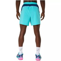 Short Asics Padel Court 7IN Azul Aqua  Oferta + Barato
