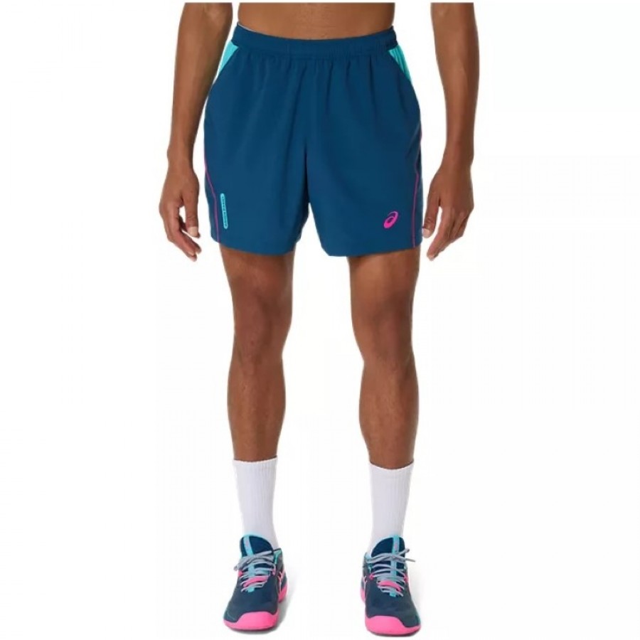 Short Asics Padel Court 7IN Azul Mako  Offer + Cheap