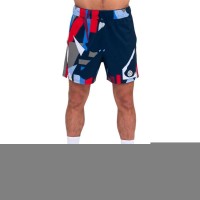 Badu New York 7 polegadas azul escuro vermelho Bidi shorts  Oferta + Barato