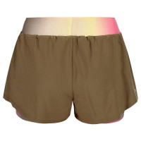 Pantaloncini Bidi Badu Spectrum Printed 2In1 Marron Amarillo Mujer  Offerta + Economico
