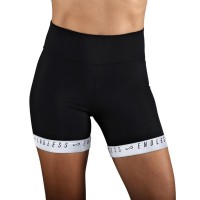 Short Endless Chill II Negro Blanco Mujer
