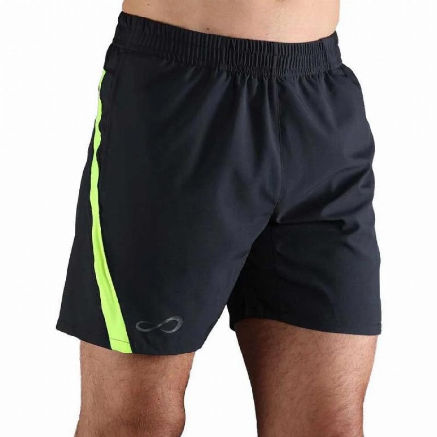 Short Endless Storm Negro Amarillo  Offre - Pas cher