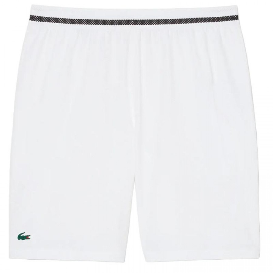 Short Lacoste Novak Djokovic Blanco Marron