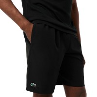 Short Lacoste Novak Djokovic Negro Amarillo  Offre - Pas cher