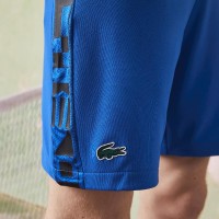 Short Lacoste Sport Azul Estampado  Offre - Pas cher