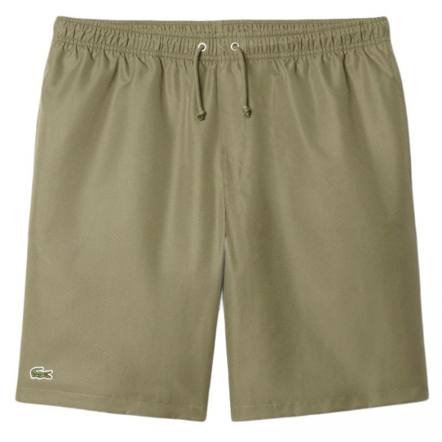 Short de sport Lacoste Vert kaki  Offre - Pas cher